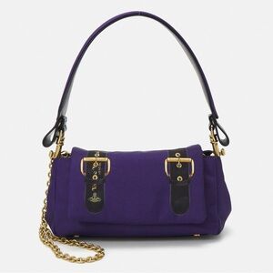 VIVIENNE WESTWOOD HAZEL HANDBAG, PURPLE